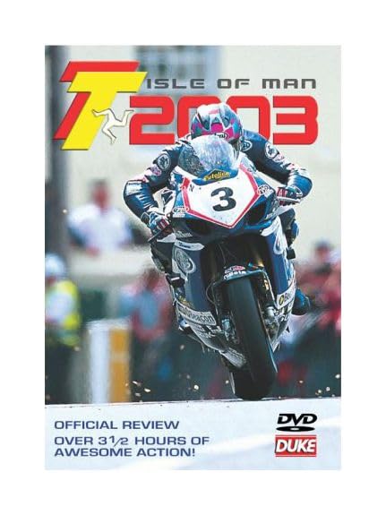Película en DVD TT Isle of Man 2003 resumen oficial de la carrera del Reino Unido