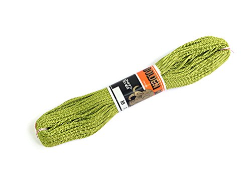 NBK 江戸打ち紐 細 30m巻き 黄緑 EDH-11-30M