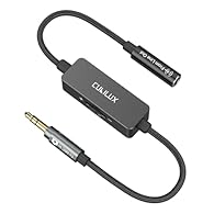 [Line Out to MIC In Attenuator Cable] – Cubilux Stereo Attenuator Cable decreases line level output signal to match with MIC level input for recording without noise or distortion. Please note: This cable is NOT for transmitting microphone output sign...