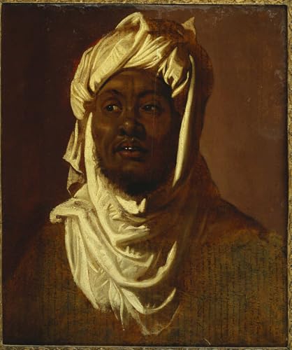 Tableau un Africain portant un turban affiche d'art pour habiller un grand mur de salon