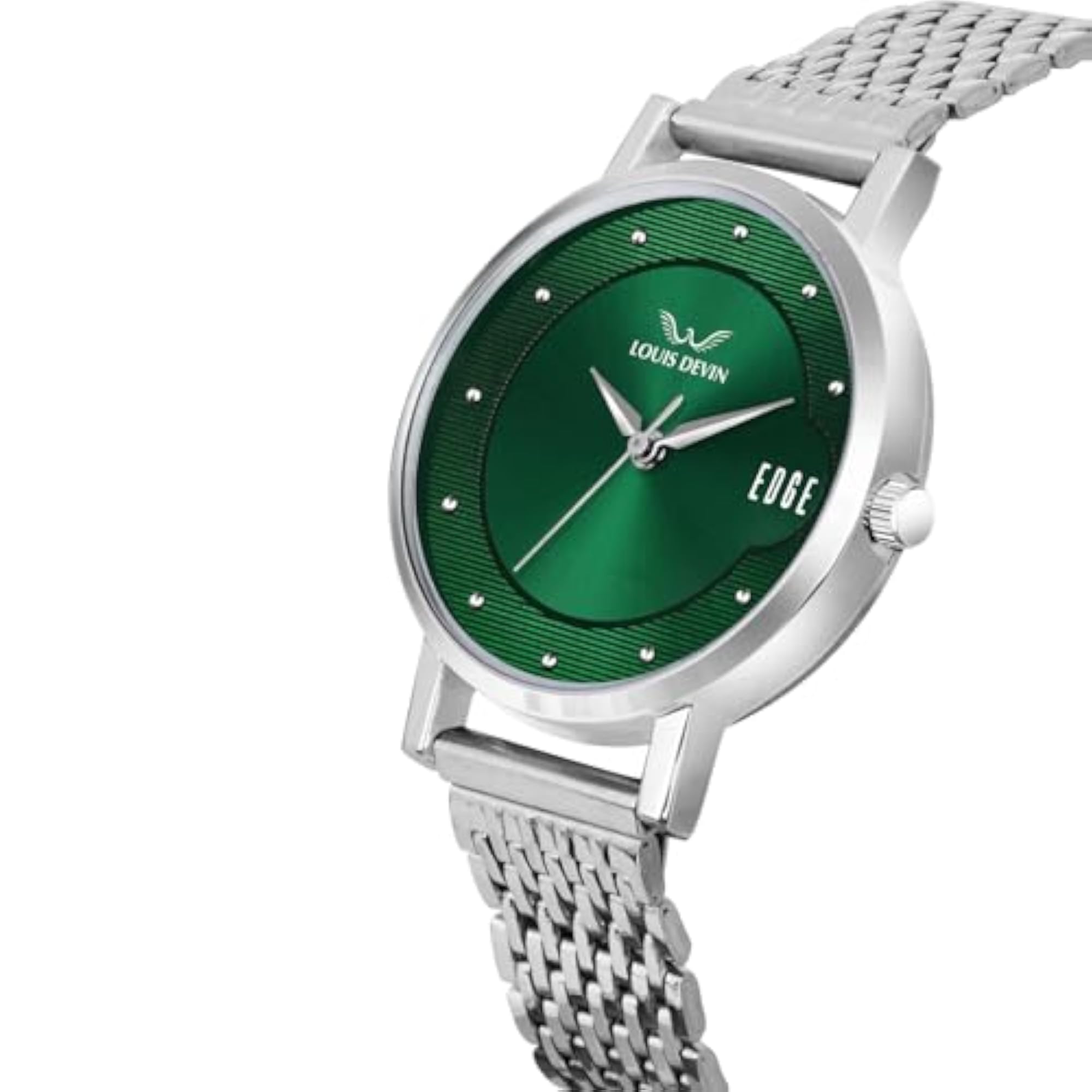 Women's Stainless Steel Chain Analog Wrist Watch, Multiple Dials