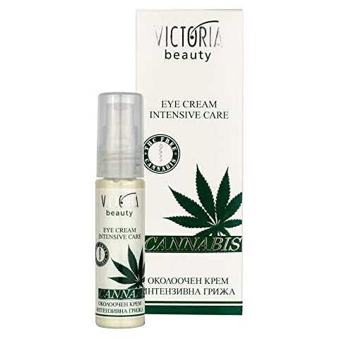 Victoria Beauty Eye Contour Cream with Hemp Seed Oil 30 ml - Intensive Anti Aging Moisturizer for a Smooth Appearance around the Eye and Bright Look of Dehydrated, Dry, Super Dry, or Itchy Skin Cover
