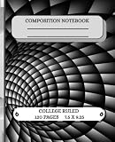 3D Spiral Illusion Notebook