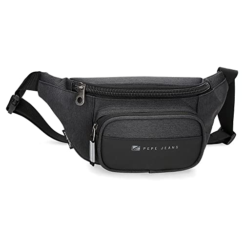 Sac à main Pepe Jeans Jarvis noir idéal pour vos sorties urbaines et voyages