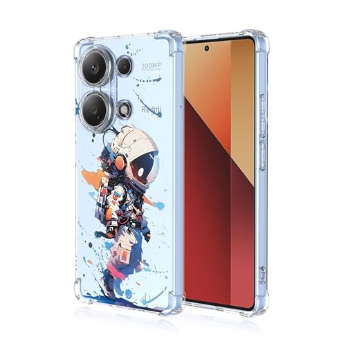 WOKEZ Transparent Fodral för Xiaomi Redmi Note 13 Pro & Poco M6 Pro