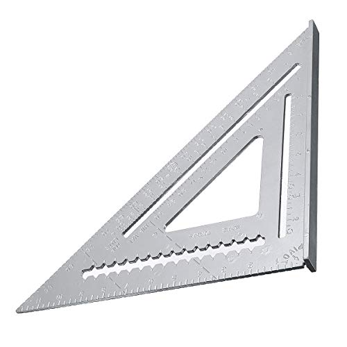 Regla Triángulo de Ángulo Recto Aluminio 12 pulgadas miniatura 4