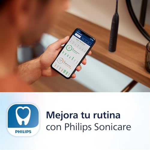 Image of Philips Sonicare 7100 Electric Toothbrush, Sonic Toothbrush with App, 4 Brushing Modes and 3 Intensity Levels, Pressure Alert, EasyStart, SmarTimer, Navy Blue, Model HX7421 /08 [New Technology]