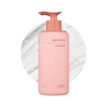 AMOS PROFESSIONAL Repair Cica Shampoo l Repairs, Strengthens, Nourishes for Split Ends & Breakage, Reverse Hair Damage from Bleach, Color, Chemical Services, 16.9 fl. oz.