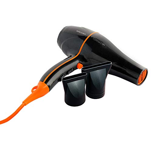 Secador de Cabelo Profissional Mallory Tornado 127v Preto
