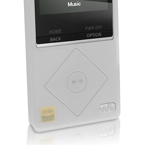 Igadgitz U3294 Silicone Skin Case Cover + Screen Protector Compatible With Sony Walkman Nwz-A15, A17, A25, A27 8Gb 16Gb 32Gb & 64Gb - Clear #TOP4