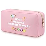 Bingo Gifts for Women Oxford Cloth Cosmetic Bag Bingo Player Gifts Bingo Lover Gifts for Teen Girls Daughter Sister Friend Cosmetic Bag Gamble Casino Lover Gambling Zipper Pouch