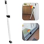 Securityman Door Security Bar with Alarm | Sliding Door Security | Door Stopper (120 dB Extra Loud Alarm) Enjoy Peace of Mind with Durable, Heavy Duty Door Jammer Door Stop Alarm Stick Inside