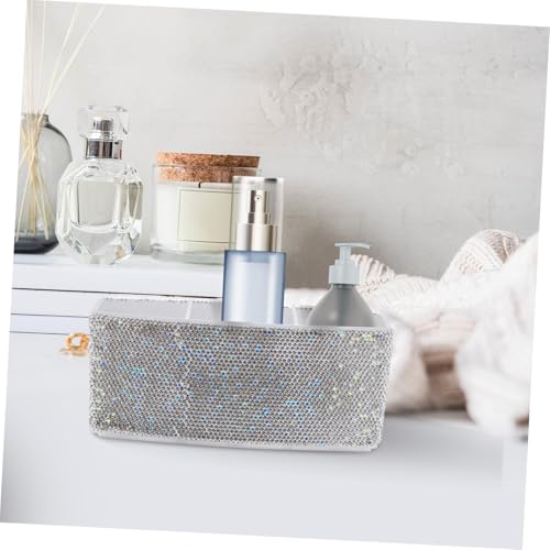 Boîte de rangement diamant à compartiments pour cosmétiques et bijoux