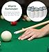 ValueBargain 25Pcs Billiard Cue Tips, 5 Sizes Pool Cue Tips (9mm/10mm/11mm/12mm/13mm) Replacement Kit, Slip-on Design for Quick Installation, Durable Pool Table Accessories (5Pcs per Size)