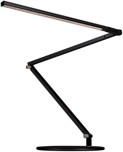 Koncept AR3000-CD-MBK-DSK Z-Bar - 33.88 Inch 9.5W 1 LED Desk Lamp, Metallic Black Finish