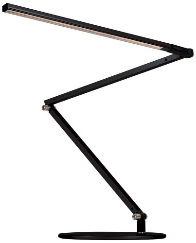 Koncept AR3000-CD-MBK-DSK Z-Bar - 33.88 Inch 9.5W 1 LED Desk Lamp, Metallic Black Finish