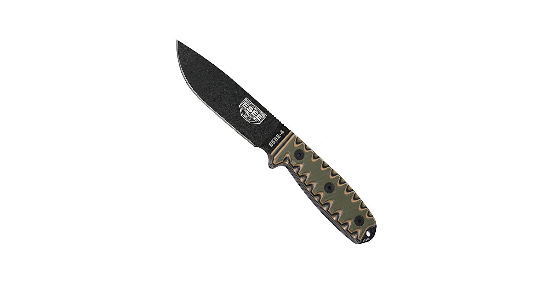 【未使用】ESEE Knives  ESEE-4（直刃） Amazon.com : ESEE-4 Fixed Blade Knife with Sheath, 1095