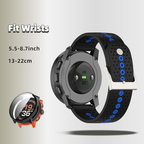 Correa deportiva de silicona impermeable para Suunto Run miniatura 3