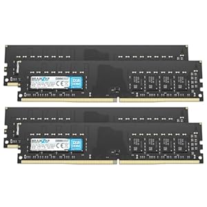 BRAINZAP 128GB DDR4 RAM DIMM PC4-2400T 2Rx8 2400 MHz 1.2V CL17 Computer PC Arbeitsspeicher (4X 32GB)