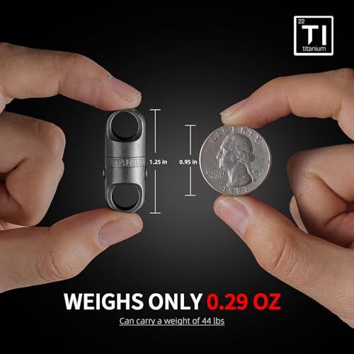 FEGVE Magnetic Quick Release Keychain – One-Hand Detachable Magnet Connector with Secure Lock for Valet & EDC Use