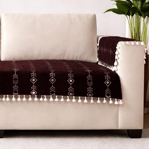 STITCHNEST 'Artisoul Series' Chenille Sofa Cover-image-30