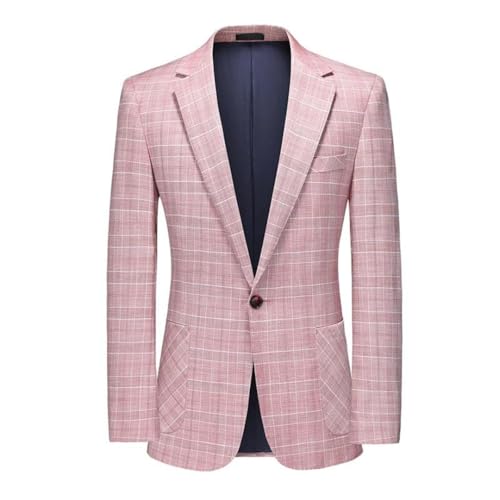 Men's Four Seasons Casual Business Suit Jacket Single-Breasted Wedding Groomsmen Blazer2