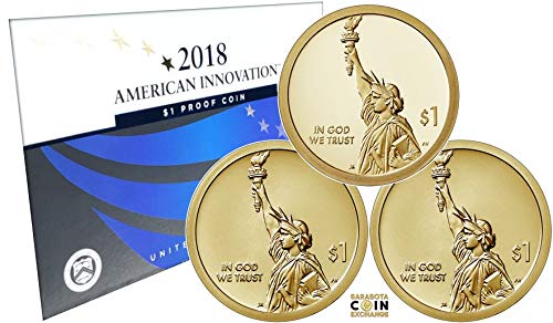 2018 Various Mint Marks Innovation 3 Coins in Sale First Patent Uncirculated