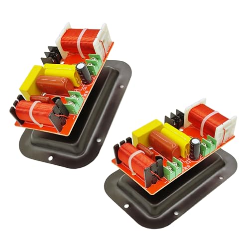WEAH-255 - Divisor de frecuencia auditiva de 2 vías, 350 W, perillas de afinación fáciles de usar para sonido auditivo, 2 unidades