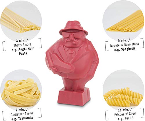 Al Dente - The Singing Floating Pasta Timer: Will Sing Different Tunes When Pasta Is Ready At 3, 7, 9, And 11 Minutes, To Be Boiled With Any Pasta In The Pot, Floats In Cold & Hot Boiling Water #TOP2
