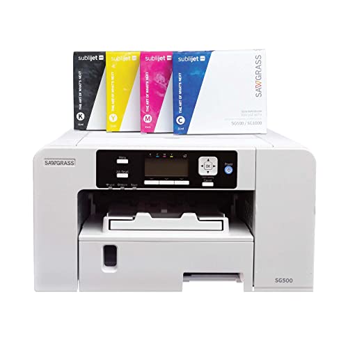 Sawgrass Sg500 Sublimation Printer & Sublijet Uhd Standard Installation Kit For Dye Sublimation Blank Printing, Sublimation Ink, Samples, And Paper Included #TOP1