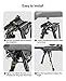 CVLIFE Carbon Fiber Bipod, Rifle Bipod 6-9 Inch Adjustable Super Duty Tactical Bipod