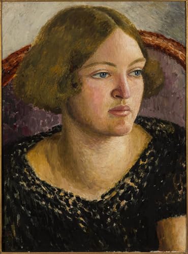 Pintura sobre lienzo Ritratto di Catherine Carrington con acabado premium de 60x90