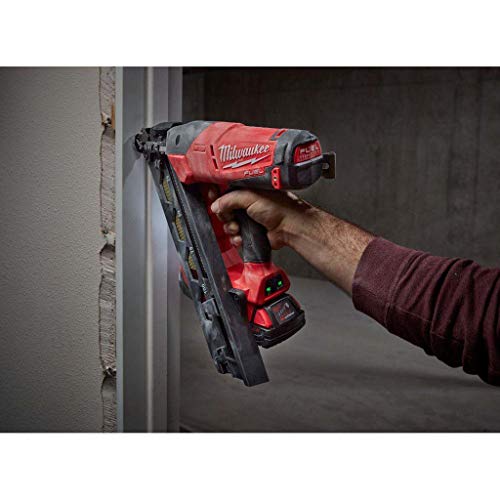 Milwaukee Elec Tool 2743-21Ct 15-Gauge Angled Finish Nailer Kit #TOP5