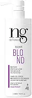 Condicionador Desamarelador Matizador Cabelos loiros Amarelados Acinzentados Brancos Grisalhos Silver Blond NG de France 500ml
