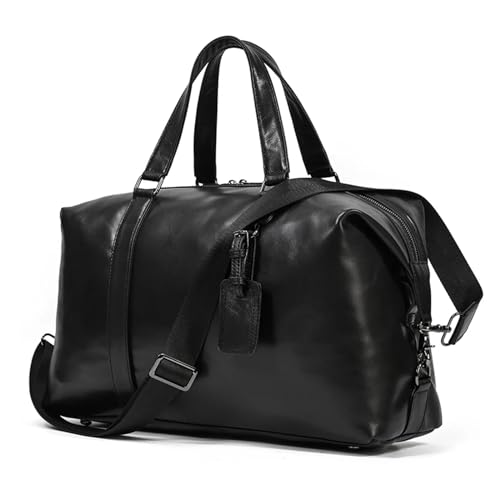 Cow Leather Women Duffle Bag Big Travel Duffle Bag Carry Hand Luggage Bags Soft Leather Travel Bag for Man