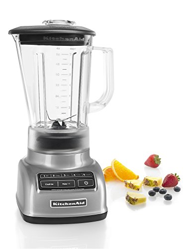 KitchenAid 5-Speed Blender RKSB1570MC, 56-Ounce, Metalic Chrome (Renewed)