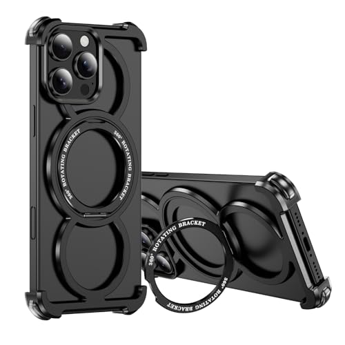 Coque iPhone 16 Pro Max noire béquille pour vos vidéos et bureaux