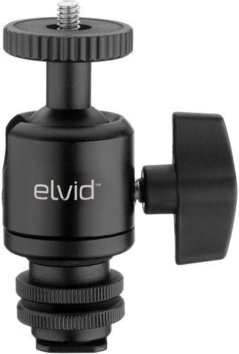 Heavy Duty Camera Shoe Mount Adapter with Ball Head for Monitors