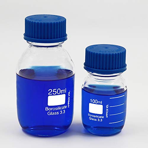 Sciencent Laboratory Starter Kit - Glass Beakers, Erlenmeyer Flasks, Media Bottles, Pipettes, Droppers, Test Tube Stand, Test Tube Clamp, Lab Glass Cylinders - Thumbnail 6