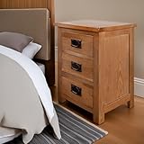 nachttisch nussbaum furniert Precise workmanship: the bedside table use the OAK with a fine surface treatment.