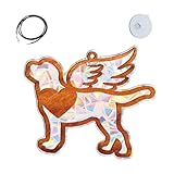 Sonnenfänger zur Erinnerung an vermisste Begleiter | Gedenkkunst für Tiertrauer | Deko Lichtfänger innen / außen | für Haus, Wohnzimmer, Schaufenster, Garten, Balkon, Terrasse