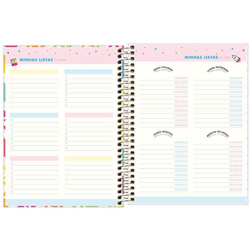 Planner Espiral 17,7 x 24 cm Be Nice 90 Grande 2022 - Estampa Yes 2022 yes - Tilibra