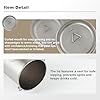 THTYBROS Titanium 750ml Pot with Titanium Spork, Ourdoor Solo Camping Mug, Hanging Cup Spork Kits #2