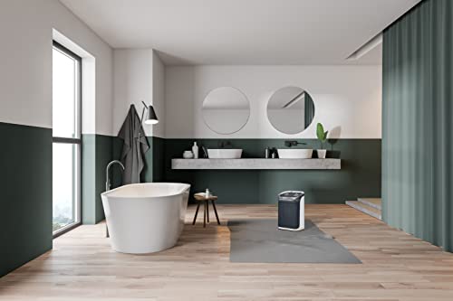 rowenta mini excel aqua chauffage soufflant céramique 2 en 1, radiateur électrique, chauffage d’appoint, ventilation froide, puissant, silencieux, compact, idéal pour la salle de bain so9281f0