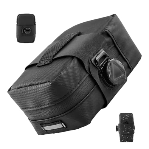 Bicycle Saddle Bag Twist Lock Under Saddle Storage Bag