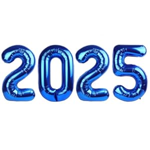 Purple 2026 Number Balloons, 40 Inc...
