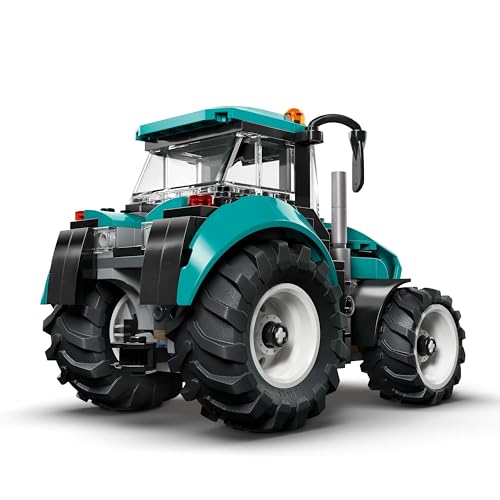 Image of LEGO City Tractor - Farm Toy Building Set with Farmer Minifigure - Gift for Ages 6 and Up - 60498