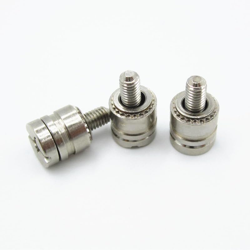 Generic 5pcs Penn Engineering PFHV-M3M4-0-1 Captive Panel Screw Low Profile KNOB Low Profile Captive Panel Screw - (Size: PFHV-M3-0, Color: Carbon Steel)