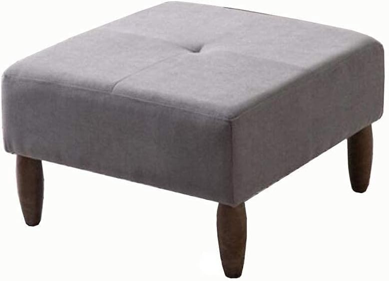 Pouf ottoman en lin de qualité supérieure grand modèle #4
