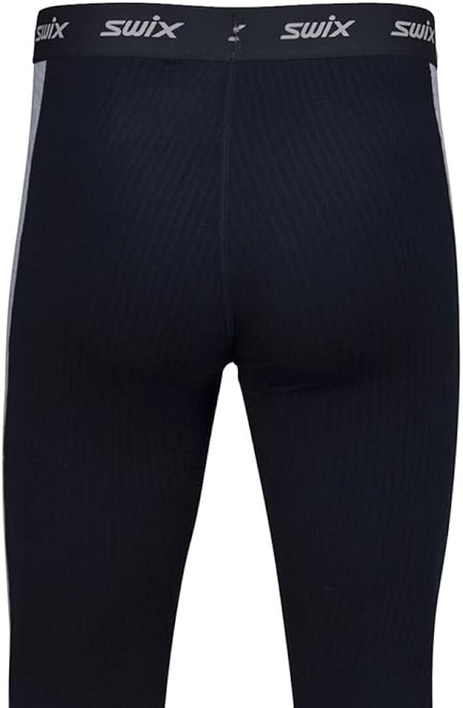 Vista 4 de Swix Pantalones térmicos de capa base térmica para hombre, para entrenamiento de esquí de fondo, ajuste ajustado, Triac Race X Body W